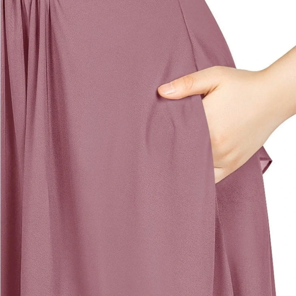 Azazie Kayla mid length bridesmaids formal dress Size A12- with pockets - Picture 8 of 15